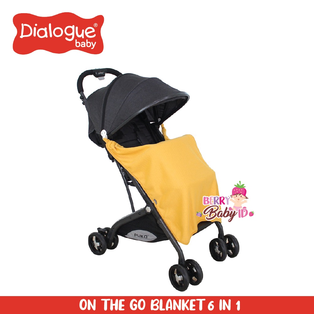 Dialogue Baby On The Go Blanket 6-in-1 Selimut Bayi Apron Menyusui Berry Mart