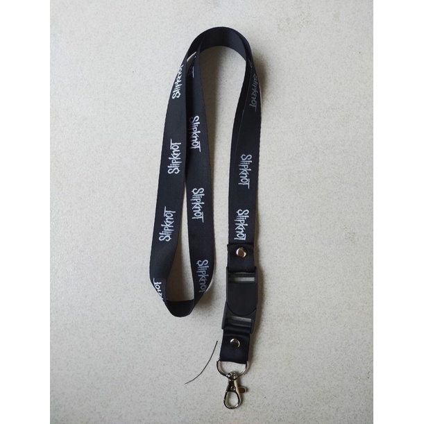 

Gantungan kunci Lanyard band Slipknot musik Rock Metal tali lanyard band gantungan leher id card name tag