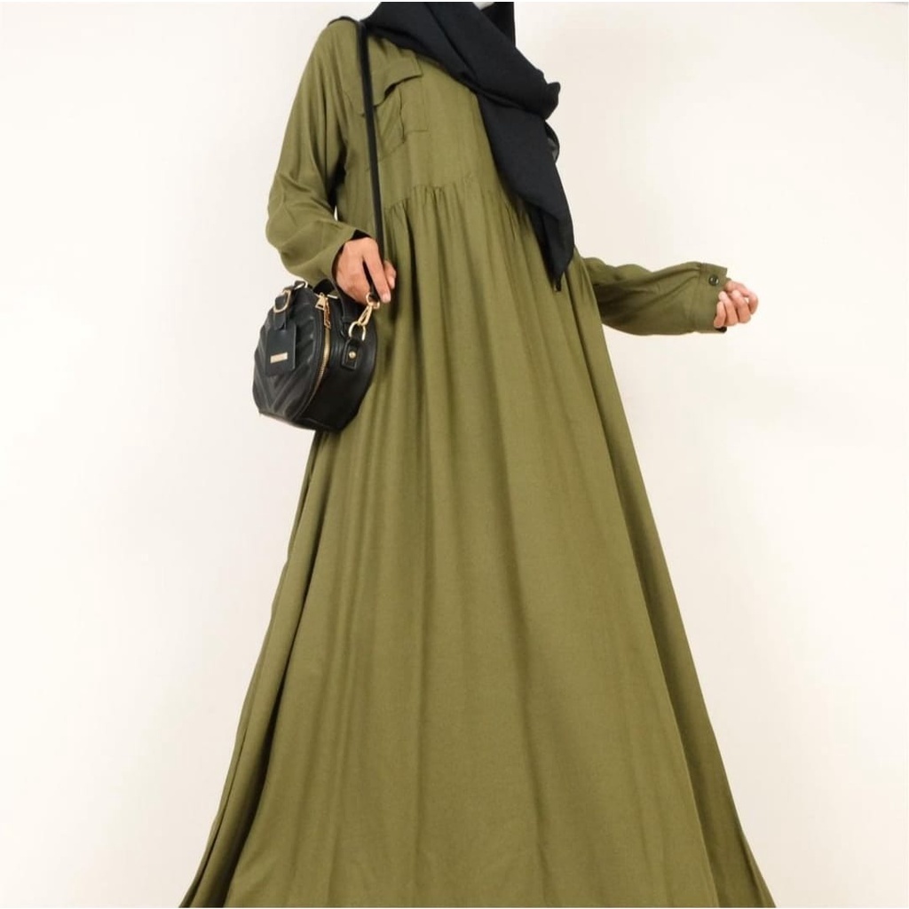 HD16:[BISA COD][MILVA DRESS ][GAMIS WANITA TERBARU,TERLARIS,MODERN, ELEGANT]MATT[ SHAKILA PREMIUM]/ [GAMIS LEBARAN 2023]ARMY ,CARAMEL ,BLACK SIZE S ,M, L XL FASHION MUSLIM KEKINIAN OOTD MILENIAL BAHAN SHAKILA HQ