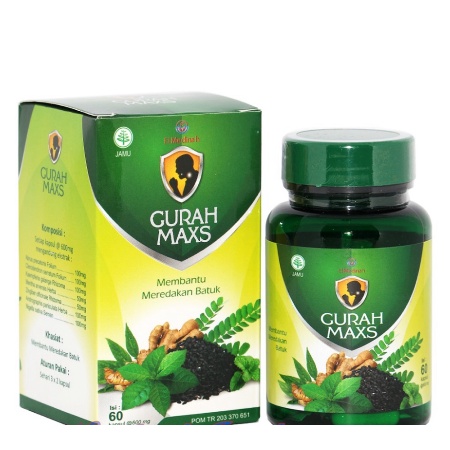 Kapsul Gurah MAXS El Medinah Gurah Batuk Obat Batuk Herbal 60 Kapsul