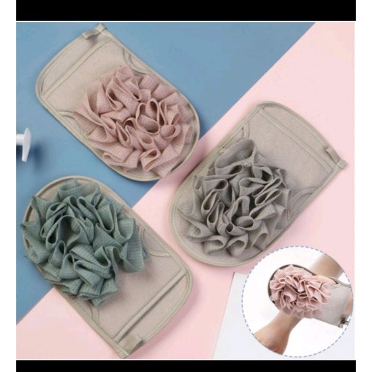 sarung tangan scrubber exfloating mandi