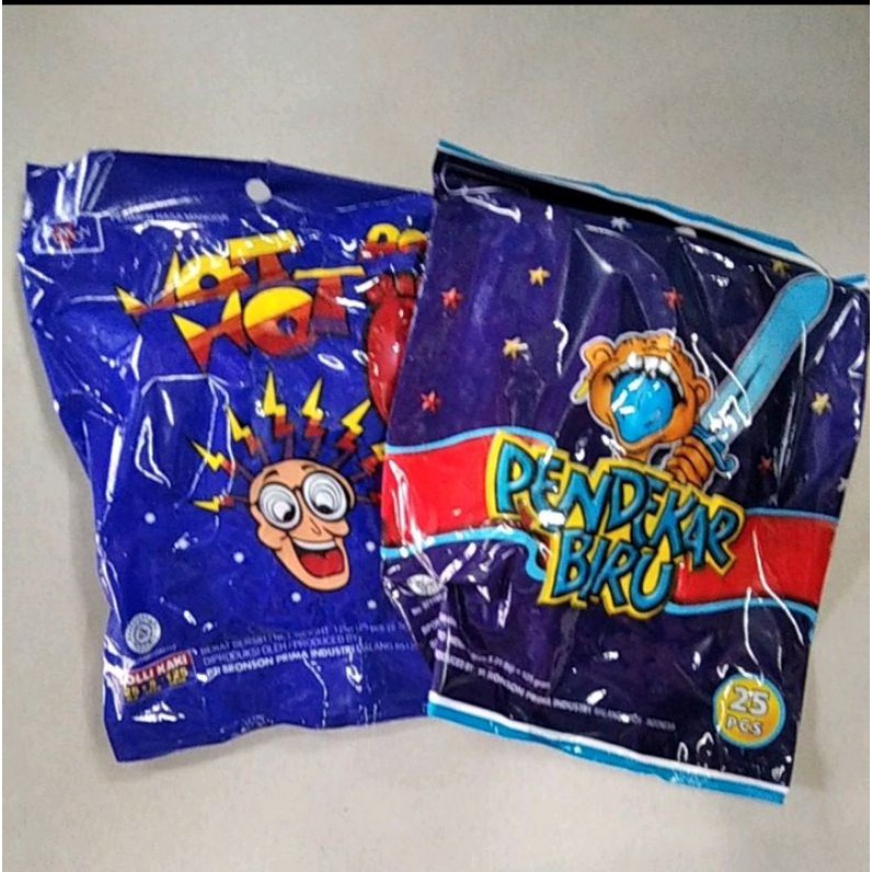 

Permen Hot hot pop / pendekar biru isi 25pc