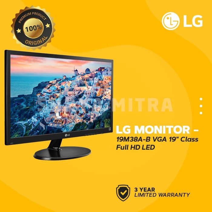 Monitor LG 19&quot; 19M38A VGA