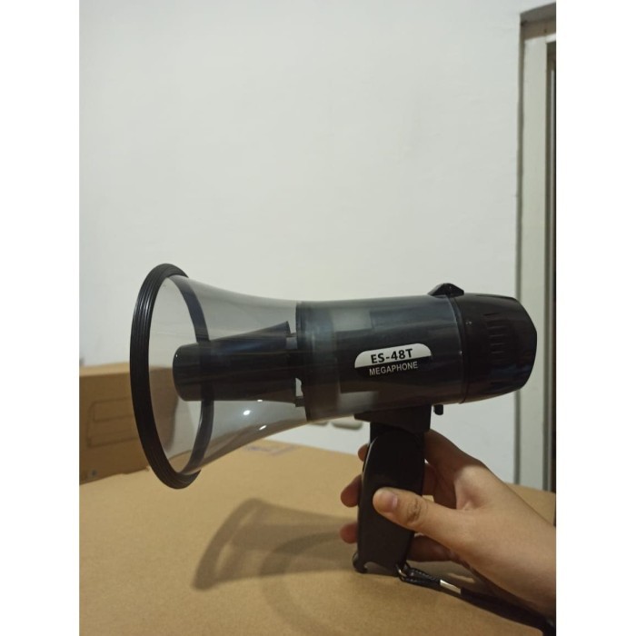 EALSEM ES-48T Megaphone Seperti Pengeras Suara - MODEL TRANSPARAN