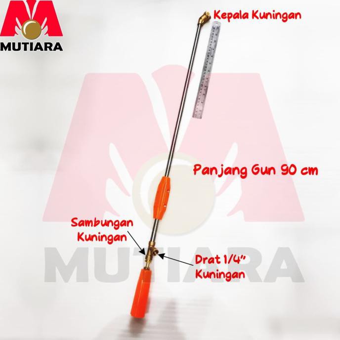 Buruan Beli] Stik Spray Gun Sprayer 90 Cm Kuningan Bengkok Bend