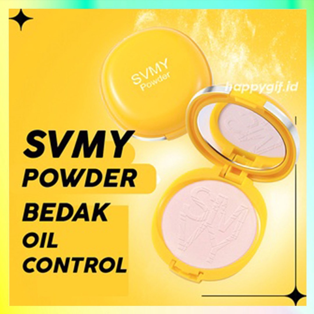 SVMY Bedak Make Up Powder Cake Oil Control Durable LA172