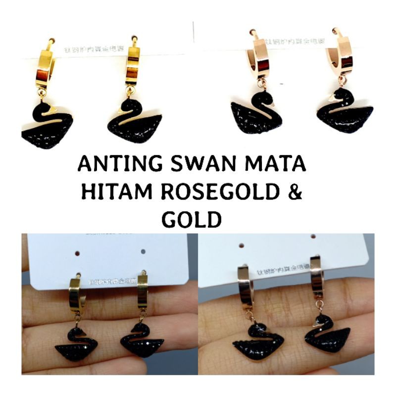 ANTING SWAN TITANIUM ROSEGOLD & GOLD ANT01
