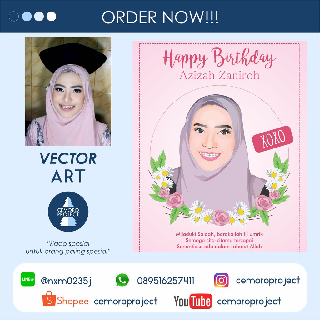 Edit Foto Lucu Murah Kado Unik Kado Wisuda Edit Vector Jasa