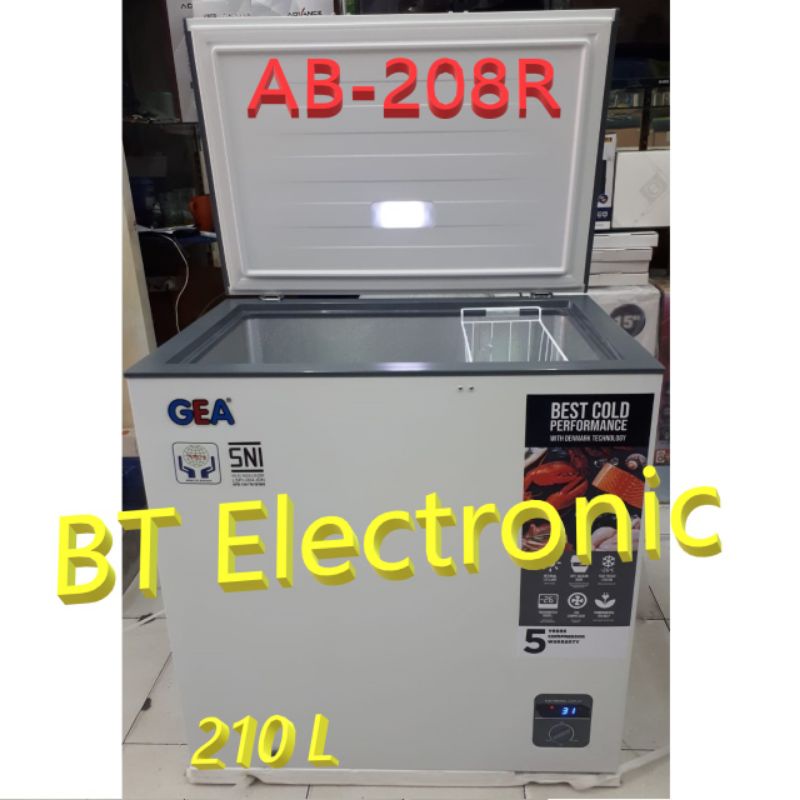 Chest Freezer GEA AB-208-R / GEA AB208 Box Pembeku 210 Liter