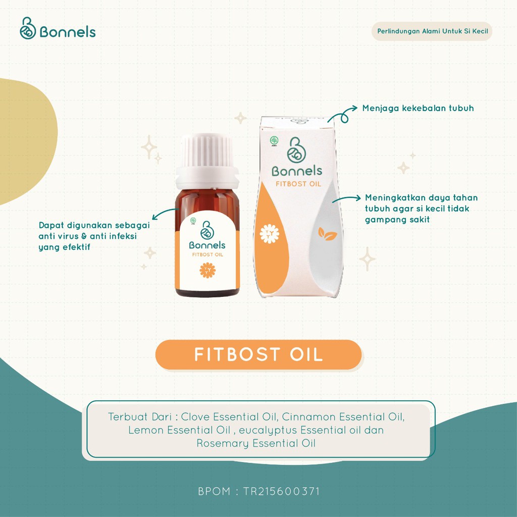 [BUY 2 FREE DISINFECTANT] Bonnels Immune Booster Fitbost Essential Oil Clove Bud Lemon 10ml