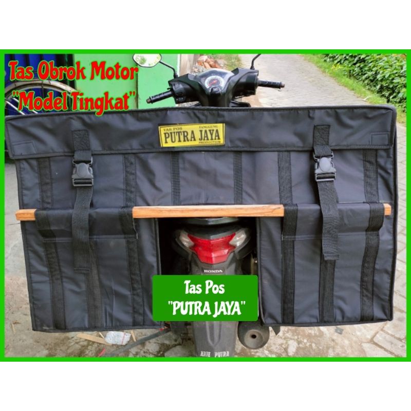 TAS MOTOR SUSUN / TAS OBROK TINGKAT / TAS KURIR MOTOR SUSUN / TAS POS SUSUN