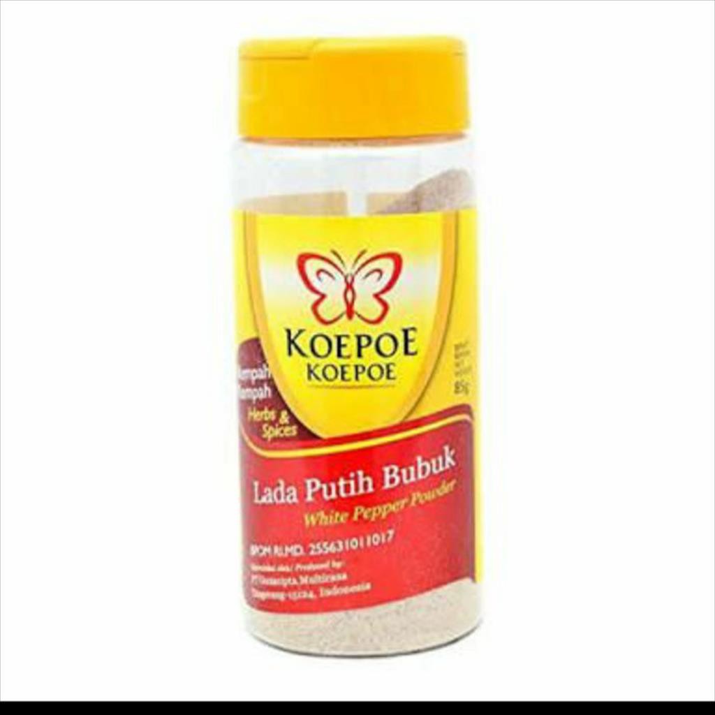 

Koepoe Koepoe Lada Putih Bubuk 85 Gram