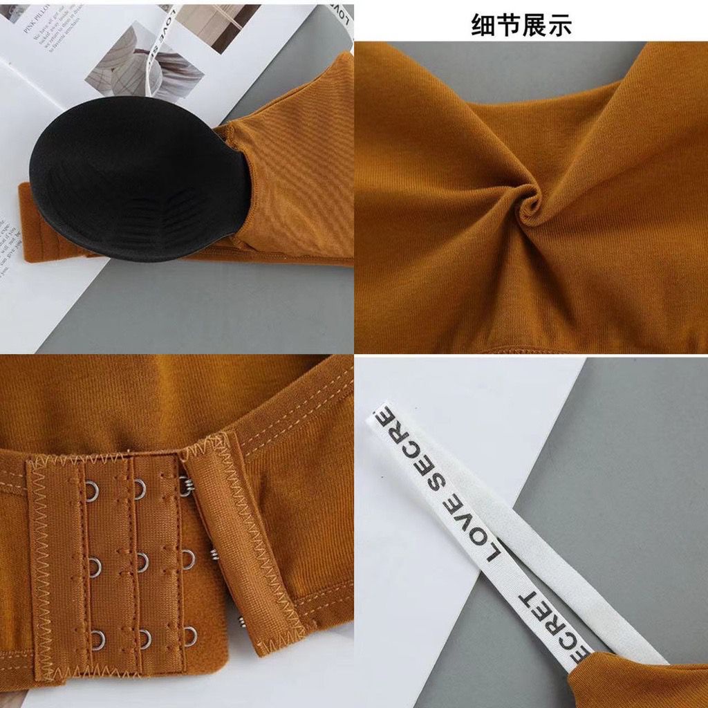 [ LINGERIE MASTER ] - (B-25) Bra BH Sport Push Up Sexy Bahan Nilon Elastis Korea Untuk Wanita Nyaman-4