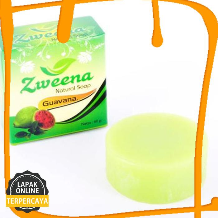 Original Zweena Natural Soap Guavana (Sabun Herbal Ber Bpom) Jaminan Mutu