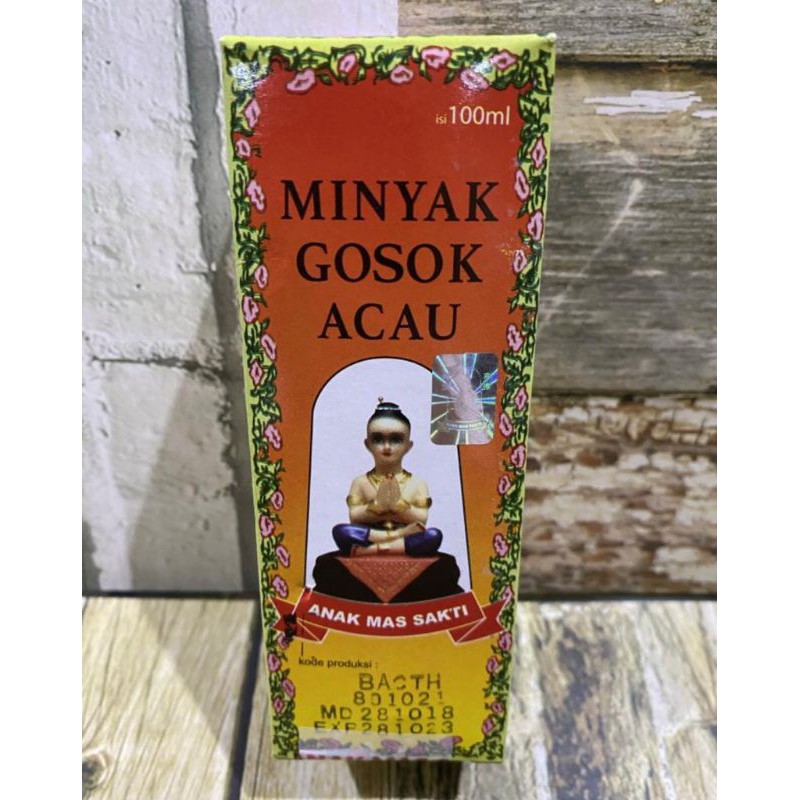 minyak gosok acau 100ml