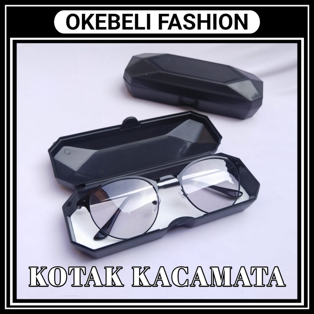 TERMURAH Kotak Kacamata Kacamata Pria Wanita Tahan Gores Dan Kokoh / Box Kacamata / Box Sunglasses