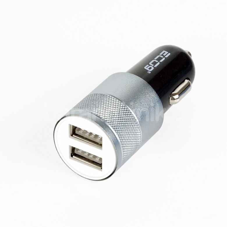 CAR CHARGER ECO9 DUAL USB PORT / CHARGER MOBIL / SAVER MOBIL