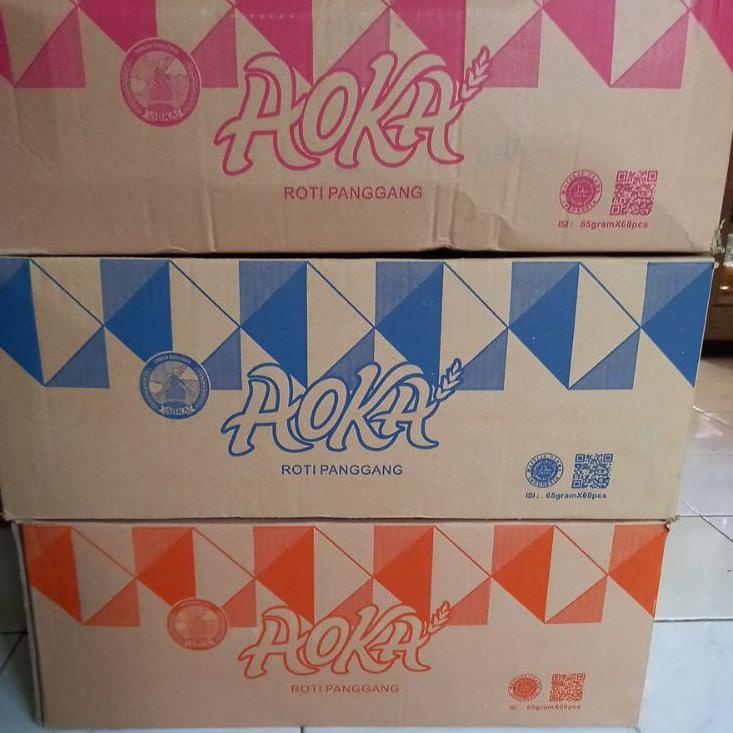 

Best Lezatsehat - Aoka Roti Panggang Lembut 1 Dus isi 60pcs o44☋