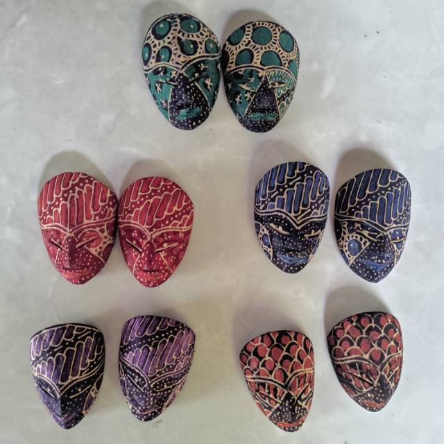 Topeng Micro Kayu Batik