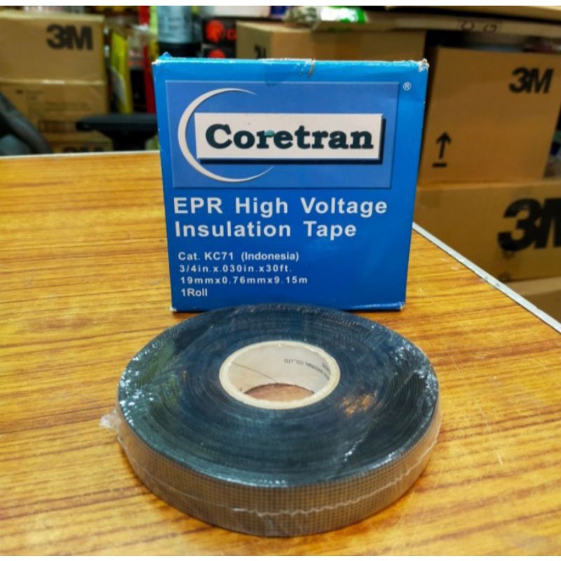Isolasi Rubber Splicing Tape Coretran Isolasi Listrik