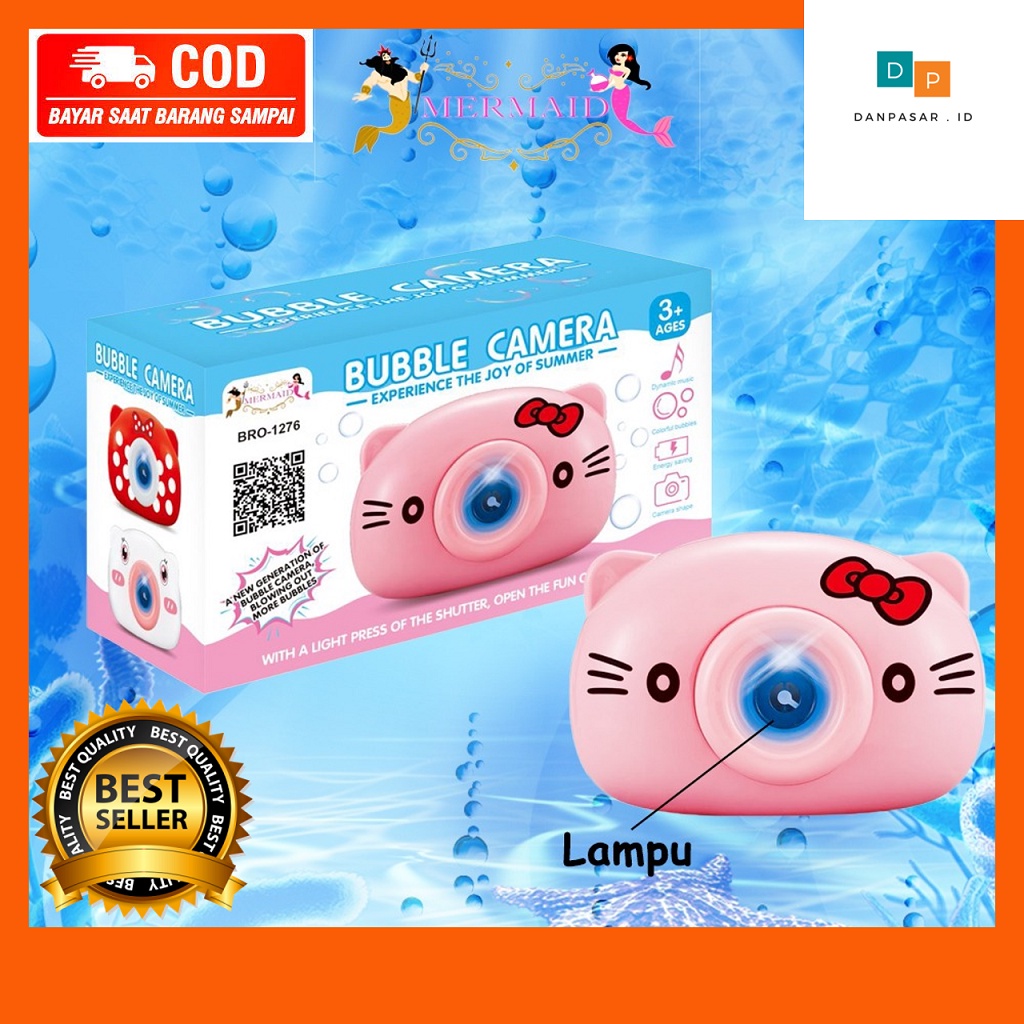 PROMO MAINAN ANAK/BUBBLE CAMERA /BUBBLE KAMERA GELEMBUNG/ ELEKTRIK BUBBLE CAMERA HELLO KITTY