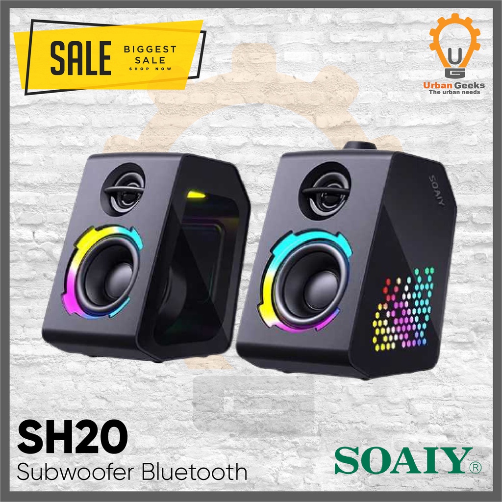 Computer Speakers For PC Desktop Computer Laptop with Subwoofer LED Sony Ericsson SOAIY SH20