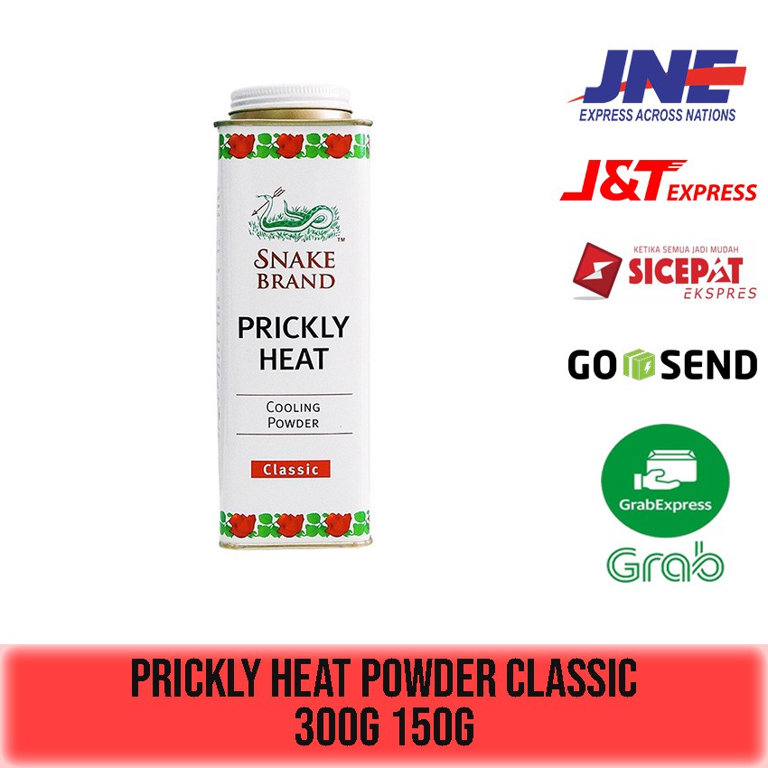 SNAKE BRAND PRICKLY HEAT POWDER / BEDAK ULAR / BEDAK ULER 150gr 300gr