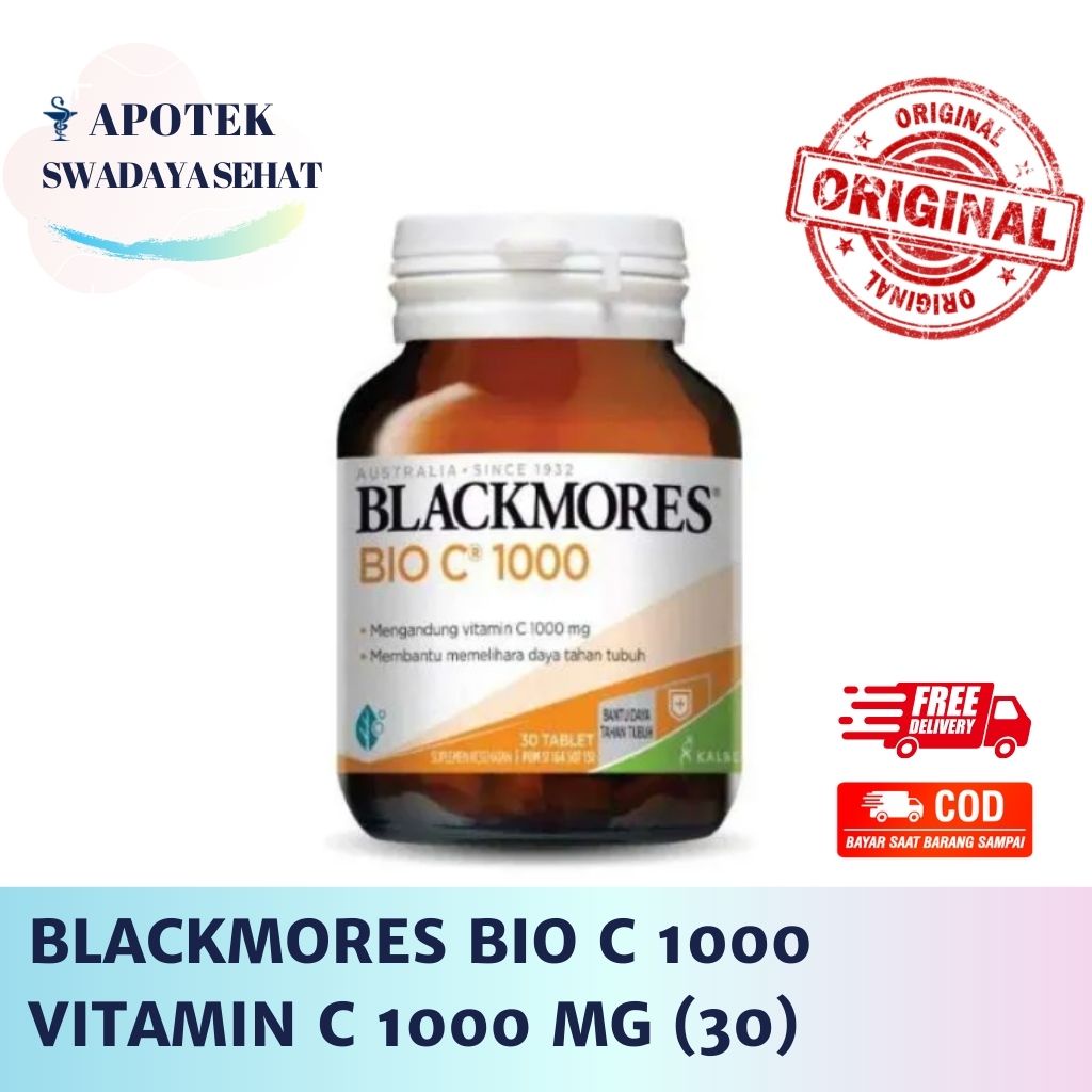 BLACKMORES Bio C 1000 - Vitamin C 1000 Isi 30 Tablet Kalbe Multi Vitamin