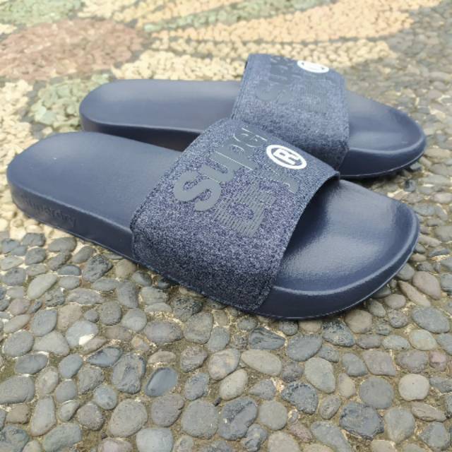 Sandal superdry Lineman pool silides navy original