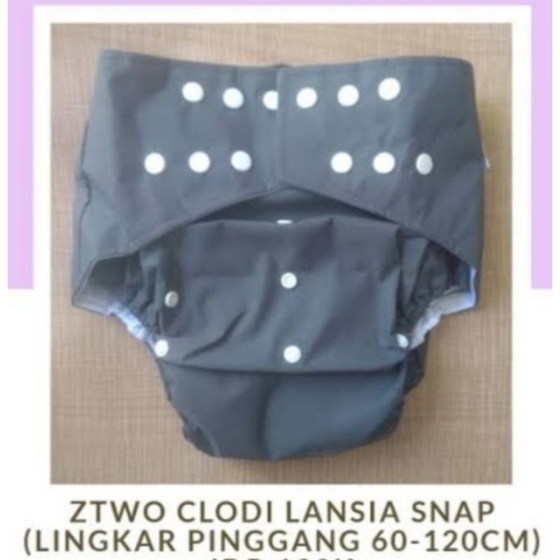 Clodi lansia popok kain cuci ulang dewasa