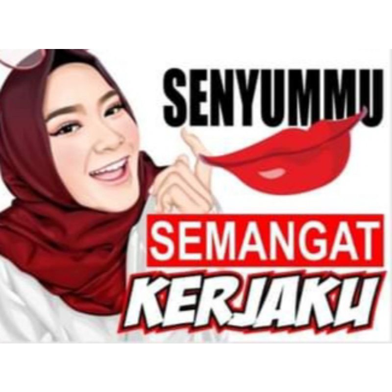 

STIKER PRINTING KATA KATA CEWEK LUCU