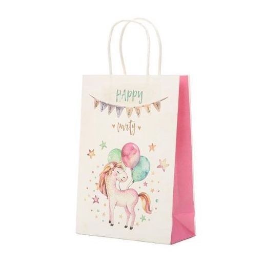 

NEW Paper Bag Kertas Tas Tenteng Kertas Unicorn 15.5x7x22cm 819-292
