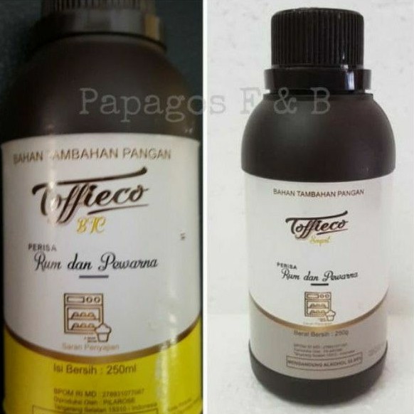 

Toffieco / Tofico / Tofiko / Tofieko Rum Semprot , Rum Butter Cream 250 gr / gram