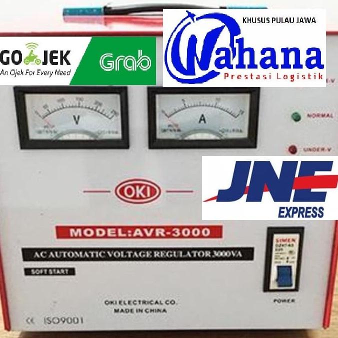 Stabilizer Regulator Listrik Oki 3000 Watt Stabiliser
