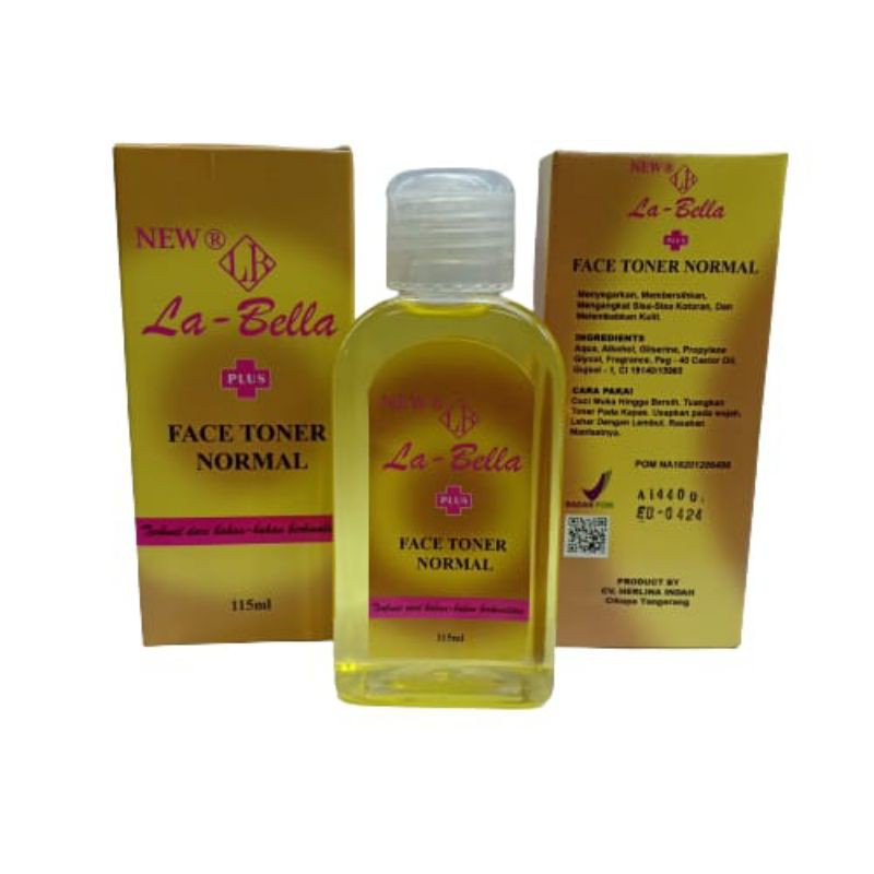 New Toner Labella Face Toner Normal  La bella Plus 115 ml