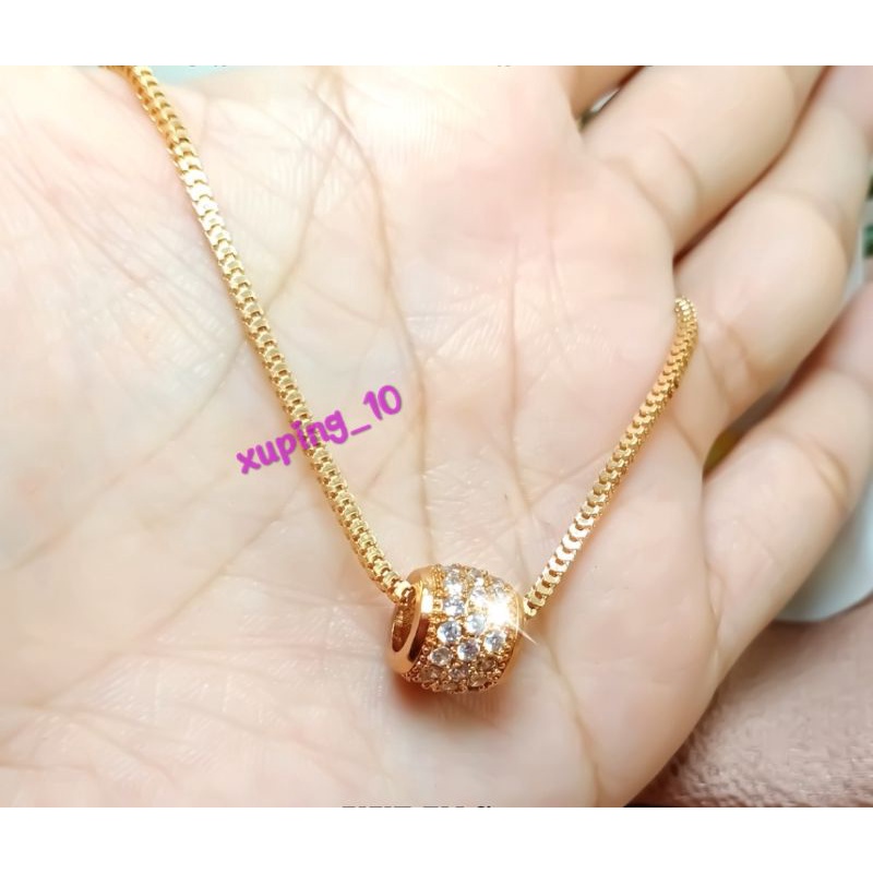 Kalung Xuping Motif Bola Kecil Gold KL98-RE45