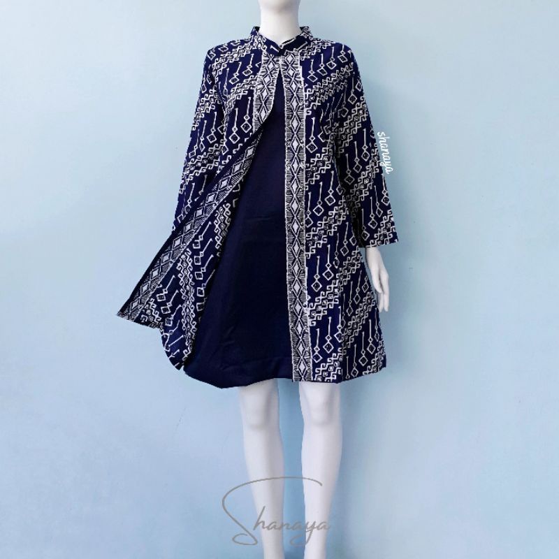 Tunik Hanesa Batik Cap Garutan kombi toyobo