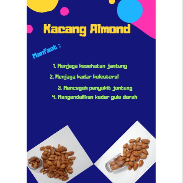 

Kacang Almond Ori 1KG