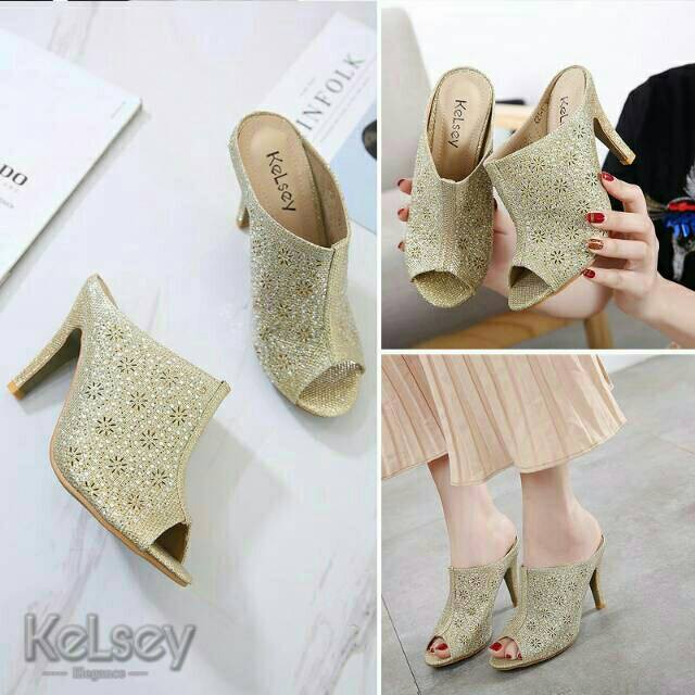 YU #HEELS KELSEY N444 SENDAL WANITA HEELS WEDING STYLE #PROMO