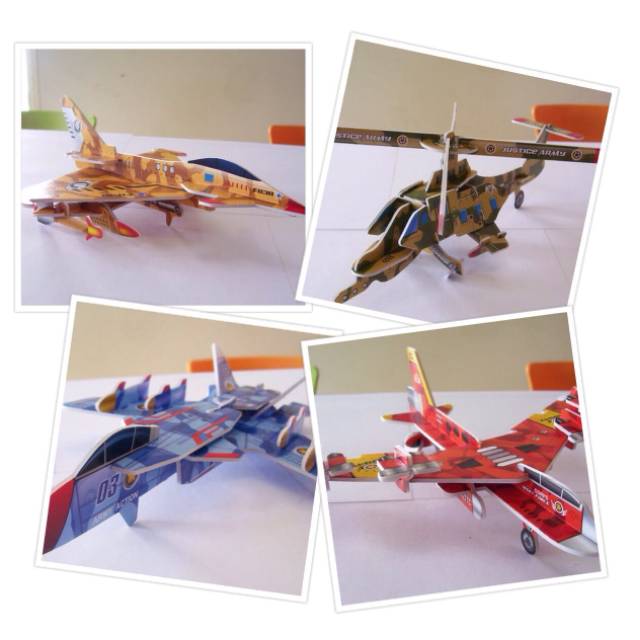 Air force puzzle 3D