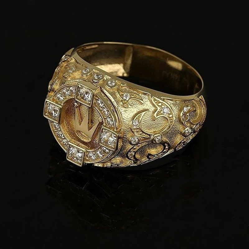 Cincin Model Mahkota Emas 18k