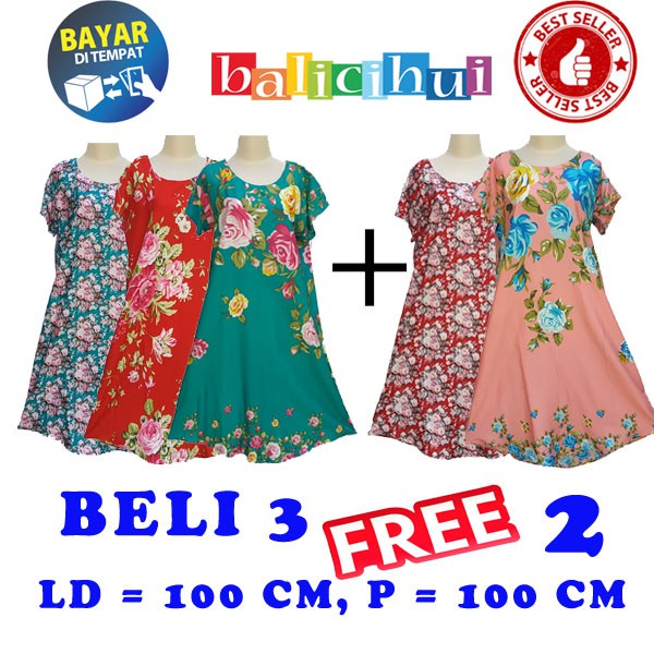 DASTER PAYUNG DASTER Wanita DASTER BALI DRESS PAYUNG BALI Ukuran L Buy 3 Free 2