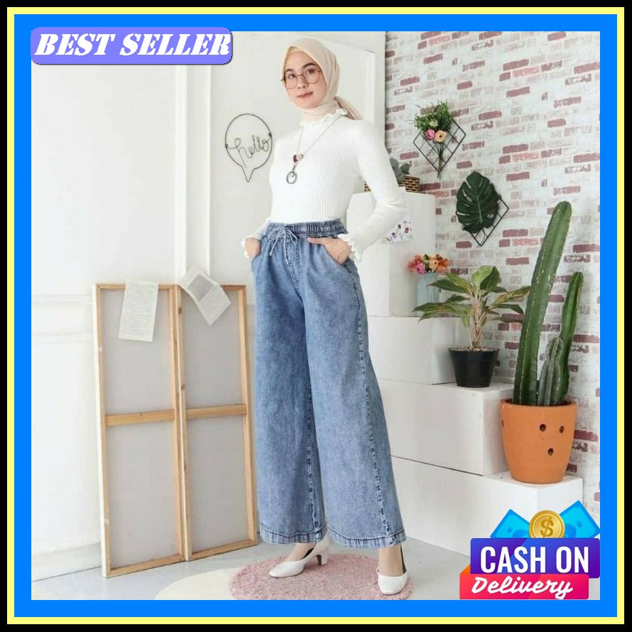 Clna Wanita Kulot Celana Jeans Kulot Jins Kulot Jeens Boyfriend Celana Celana Kulot Levis Panjang De