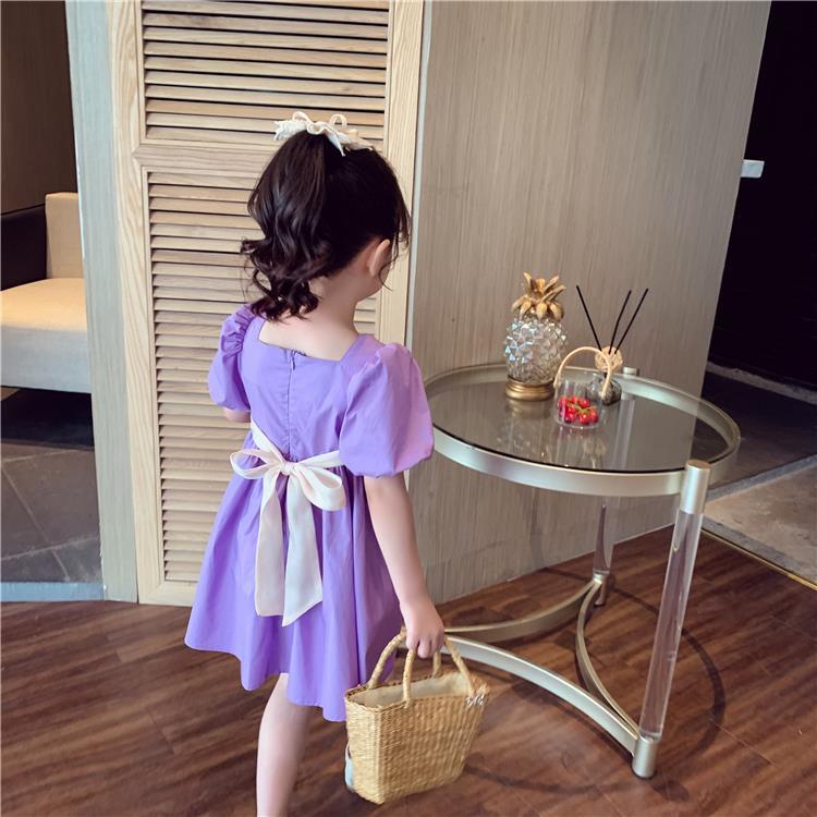 [PRINCESS KESLI] 1-9tahun Dress lengan puff anak perempuan terbaru/baju putri bayi perempuan/Dress Pesta anak perempuan/baju anak perempuan/gaun anak cewek/rok bayi/kado anak ulang tahun/pakaian anak