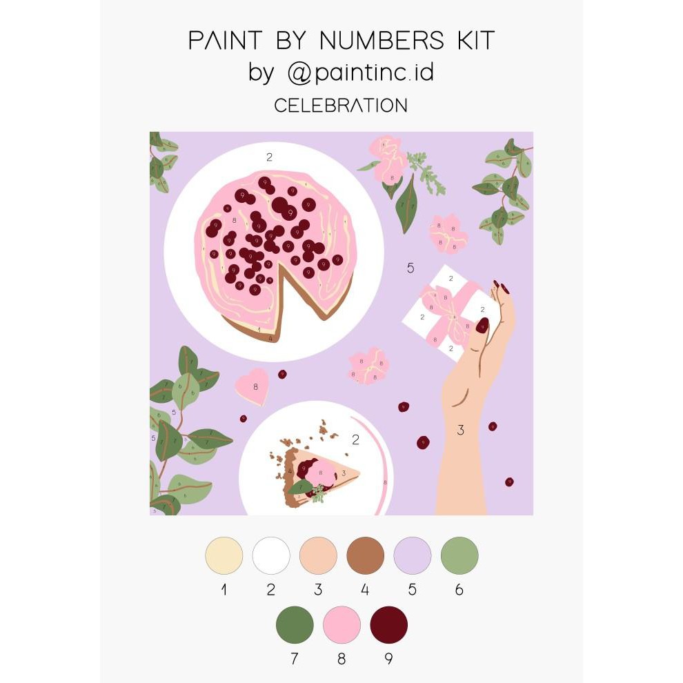 

Paint By Numbers Kit: Celebration| Paint Inc. Id | Painting Kit Murah Meriah Ready