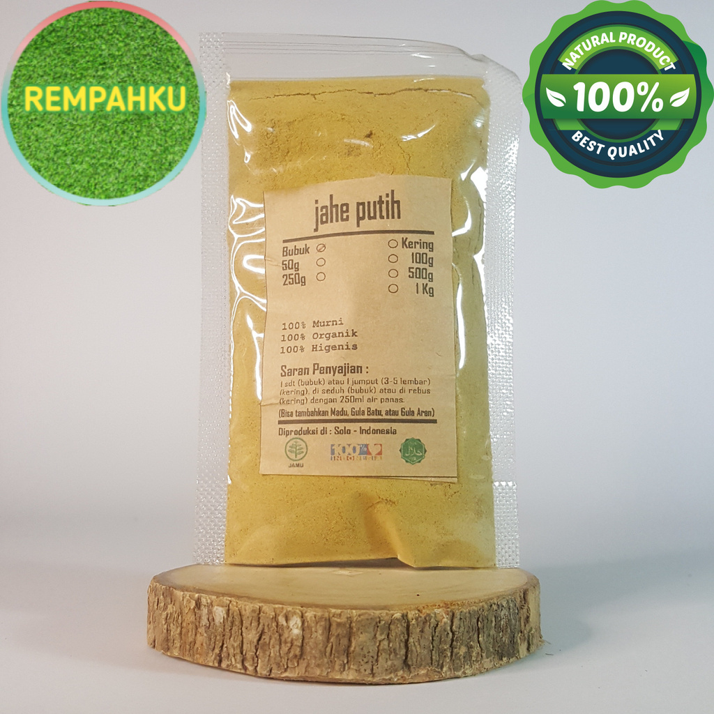 

JAHE PUTIH BUBUK 1000 GRAM / 1 KG - WHITE GINGER POWDER - Zingib