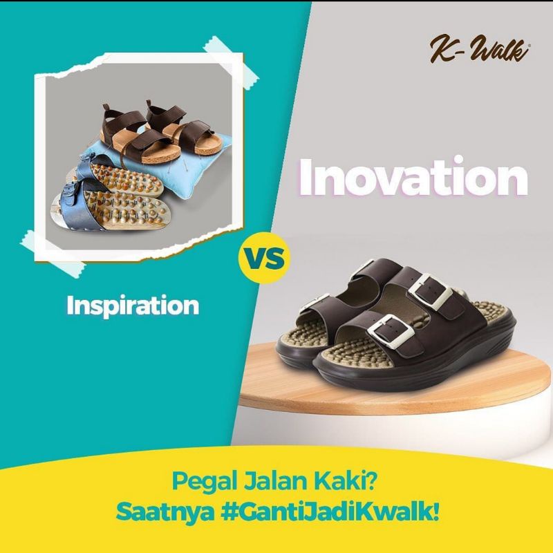 Sendal K-Walk Strap Brwon (Asli Jaco)