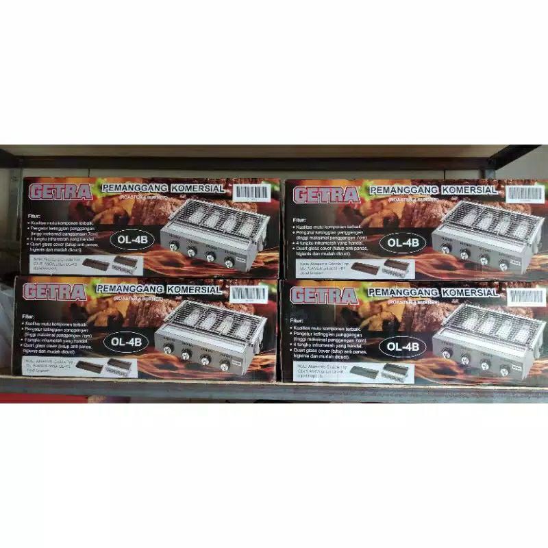 GETRA OL-4B Pemanggang 4Tungku