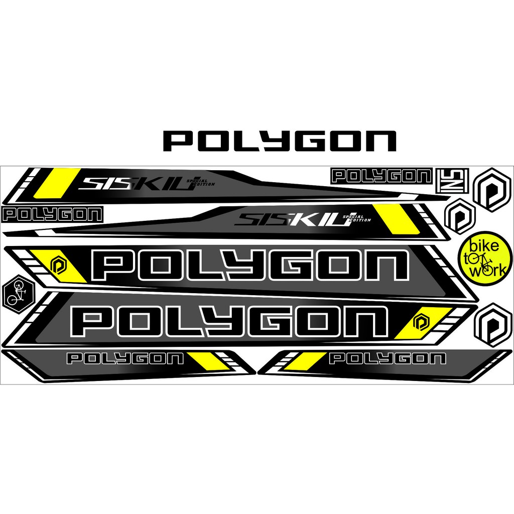 SEPEDA STICKER DECAL POLYGON ART SEPEDA CUSTOM Shopee SEPEDA STICKER DECAL POLYGON ART SEPEDA CUSTOM Shopee