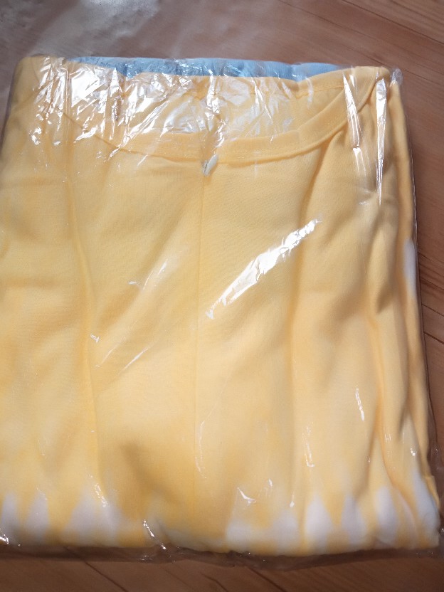 Gamis Kaos Tie Dye  Jumbo Lengan Panjang Motif Batik Muslimah